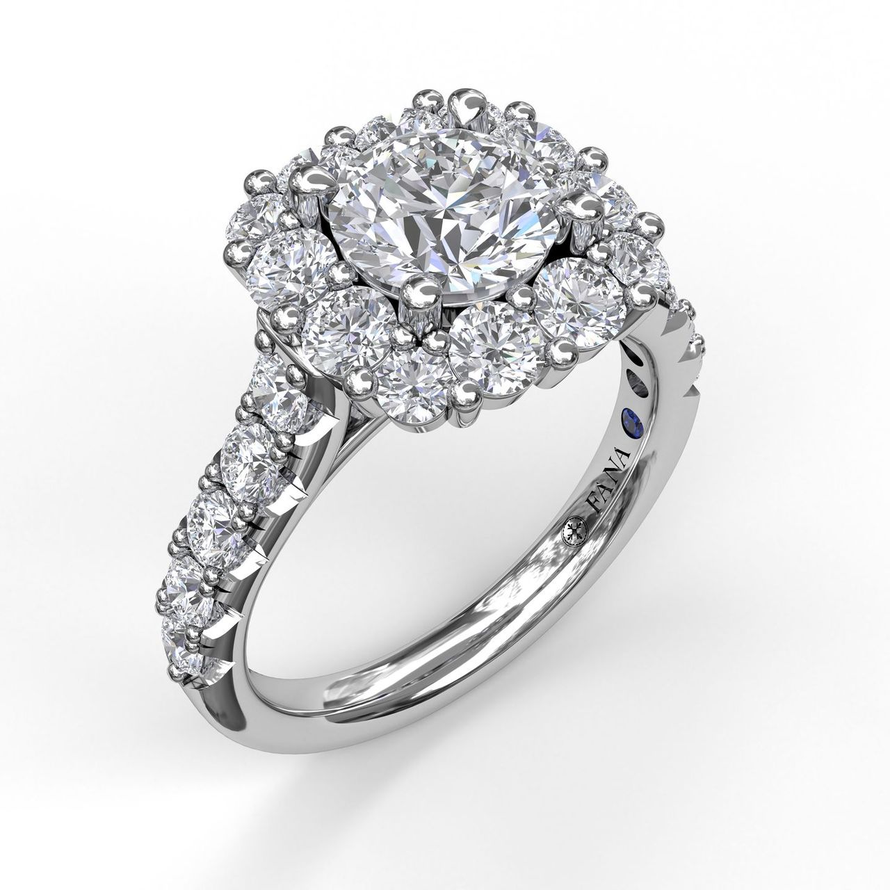 Marni Modern Cushion cut Diamond Engagement Ring in Platinum – David Alan